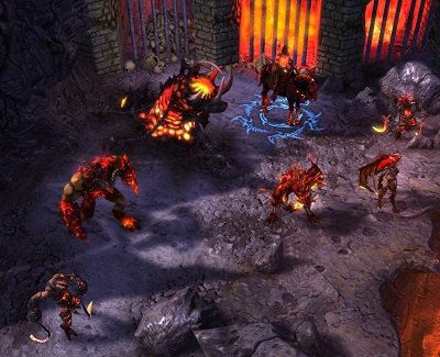 Меч и магия: Герои 6 - Might and Magic: Heroes VIОсада замка силами Инферно.
